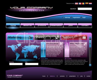 Full website template