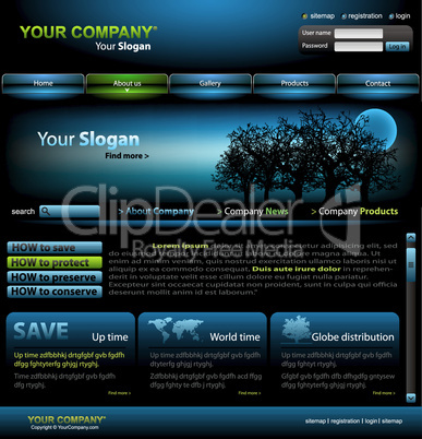 Full website template