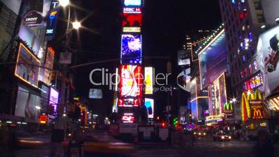 blur TL NYC night times square