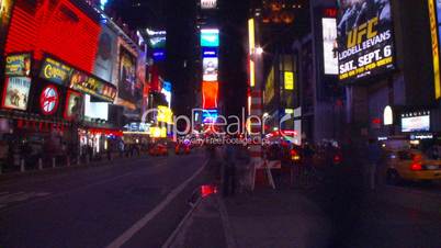 TL NYC night times square