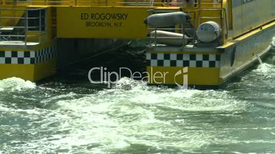 NYC yellow ferry