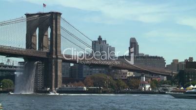 NYC bridges and boats