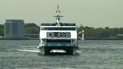 NYC catamaran ferry