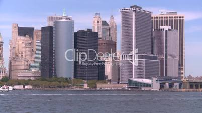 NYC ferry ride NY skyline