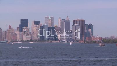 NYC ferry ride NY skyline