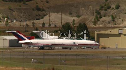 parked Cargo 727s