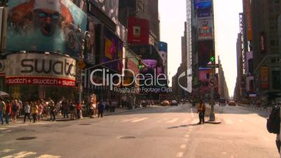 NYC traffic times square