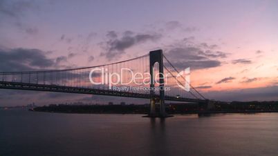 dawn NYC harbor