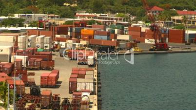 StThomas harbor containor port