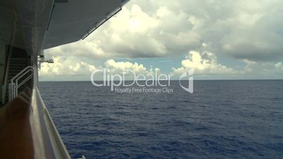 ship and ocean from deck