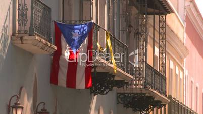 San Juan old town flag