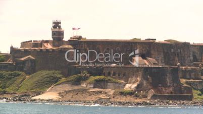 San Juan fort from ocean