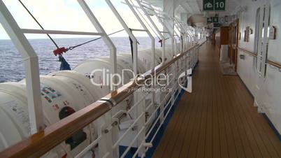 promenade deck and sea