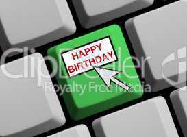 Happy Birthday online