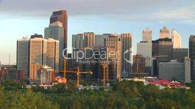 Calgary evening skyline