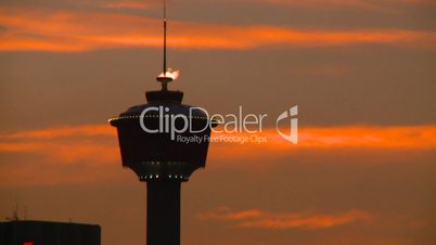 Calgary tower flame