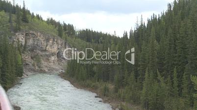 Elbow river and cliff