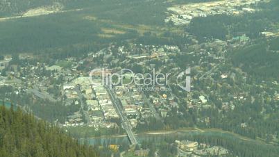 top, town of Banff Cascade Z