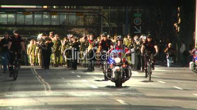 military parade polic ebikes