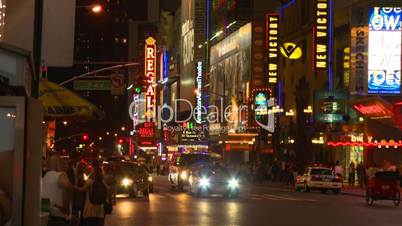 TL night times square