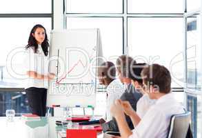 Businessswoman in a meeting