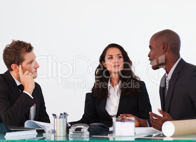 Business team discussing
