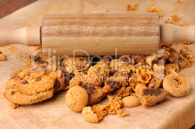 Kekse für Tortenboden zerkleinern