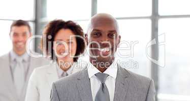 Portrait of a smiling businessman