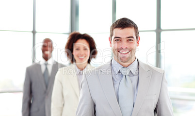 Smiling businessman