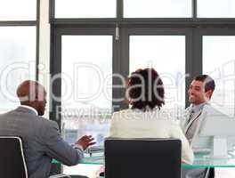 Business team in a meeting