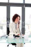 Young Businesswoman on the phone