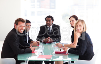 Business people in a meeting