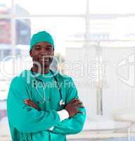 Surgeon in an operating theater