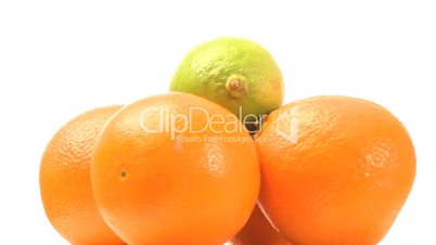 Orangen und Zitrone