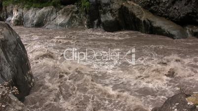 Rio Pastaza, Ecuador in flood