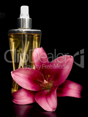 Perfume with lilly