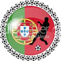 fussball button portugal