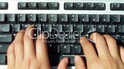 keyboard typing