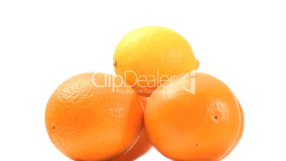 Orangen und Zitrone