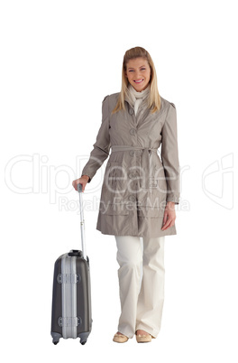 Businesswoman on her travels