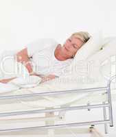 Senior Patient in bed
