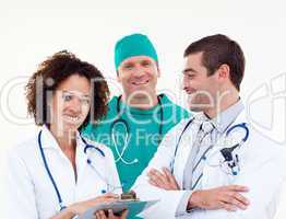 Team of Doctors Working Together