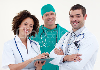 Team of Doctors Smiling at camera