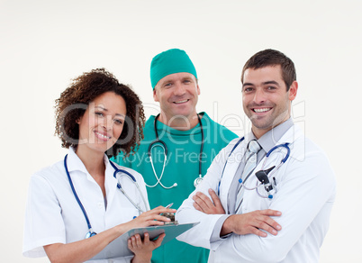 Team of Doctors Smiling at camera