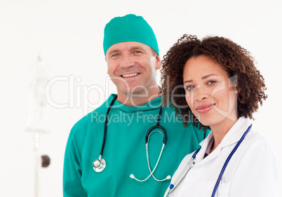 Group of Doctors working with each other
