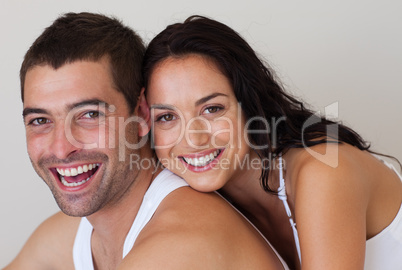 Smiling Romantic Couple