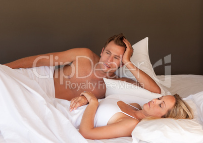 Young couple relaxing