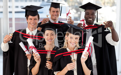 Group of people Graduating from College