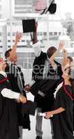 Group of people celebrating their Graduation
