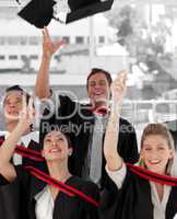 Group of people Graduating from College